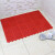 普力捷（PULIJIE）浴室地垫防滑垫淋浴卫生间洗手间拼接PVC游泳池垫子可裁剪脚垫定制 红色 定制/每平方