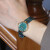 蔻驰（COACH） PARK系列小牛皮表带石英手表女表年货节礼物14503534【小绿表】