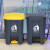 定制适用废料化学品分类垃圾箱脚踏垃圾桶锐器加厚型塑料加厚大桶针筒 30L特厚脚踏桶-黄盖 高韧性+2卷