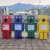 时尚卡通机器人幼儿园垃圾分类垃圾桶户外消防主题公园大号翻盖式 大号灰色其它垃圾 四色分类