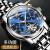 欧利时（OLEVS）瑞士认证品牌男表全自动手表男机械手表时尚男士手表防水夜光腕表 潮流+钢带本蓝男表