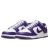 耐克Nike Dunk Low 耐磨轻便 低帮复古运动休闲板鞋 白紫 DD1391-104 42.5
