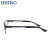 精工（SEIKO）眼镜框商务系列男款全框轻巧时尚钛材眼镜框架HC1009 哑黑色/193 配视乐多防蓝光1.56 