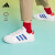 adidas GRAND COURT EL魔术贴板鞋小白鞋男小童阿迪达斯轻运动 白/蓝/红 30.5(180mm)