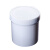 垒固  塑料广口直身瓶涂料油墨罐HDPE大口塑料瓶 白色250ml（10个） 