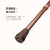 优康德 木质手柄亮棕色铝合金手杖UKD-2329-C1防滑可伸缩拐棍 高低可调老年人拐杖 