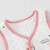 童泰 秋冬款3月-3岁婴儿衣服男女宝宝保暖坎肩新生儿对开护肚马甲背心 TS13J396 粉色 80