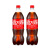 可口可乐汽水碳酸饮料1.25L 大瓶装可乐雪碧果粒橙任选 家庭聚会 可乐1.25L*2瓶