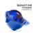 诺瑞斯安安全帽 新国标ABS V型透气蓝色 可定制 工地建筑工程施工