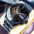 劳士顿（ROSDN）手表男大表盘十大全自动镂空机械手表瑞士品质品牌生日礼物男表 攀登者-黑壳黑面钢带