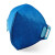 朝美口罩 KN95防护口罩2001型头戴式 工业防粉尘颗粒物雾霾PM2.5 独立包装 蓝色600只/箱