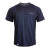 迪卡侬网球服短袖速干藏青色（圆领）XL/180-4565931