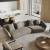 南北巢 布艺沙发 现代轻奢沙发意式极简组合异形北欧简约客厅弧形休闲区设计师家具 双人位