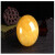 烨誉厨房西北角黄水晶球摆件原石黄色水晶球家居摆设家里 优选直径4厘米底座