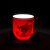 千红窑千红窑中国红瓷醴陵瓷器龙纹茶杯陶瓷带盖高温瓷办公杯定制礼品杯