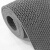 麦锐欧 镂空防滑地垫 S型防水防滑网格塑料胶垫脚垫 4.5mm*1.2m*15m 灰色