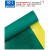 工品认选防滑地垫 安全通道警示绿色黄边加厚（厚约2.5mm）整卷20米 1.2米宽*20米FHDD-GNYE2.5-1.2-20