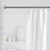 迪普尔 【304不锈钢】免打孔伸缩杆窗帘阳台晒晾衣杆浴帘杆衣柜杆支架杆 范围125-220厘米】直径2.5CM单支