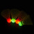 川崎（KAWASAKI）羽毛球尼龙球耐打夜用发光球荧光LED带灯尼龙球N10(两桶4只装）