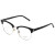 圣罗兰(SAINT LAURENT)眼镜框男 镜架  透明镜片银灰色镜框 SL 104 001 52mm