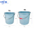 中环力安 15L蓝色32*30cm 加厚洗衣塑料水桶手提装水大红色塑料桶盆桶