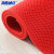 海斯迪克 HKZX-10 PVC镂空防滑垫 S形塑料地毯浴室地垫 红色1.8*15m厚4.5mm