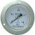 面板式氧压表YO-100ZT轴向禁油氧气压力表气压带安装孔1.6mpa 0~0.4MPA