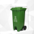 分类回收垃圾桶-材质：PE聚乙烯；颜色：红色；容量：120L；类型：带轮带盖