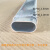 TLXT定制铝合金平椭圆管型材加厚伸缩椭圆管椭圆铝管伸缩套管规格齐全 66*36 2.5mm铝平椭圆管一米 本色