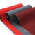柯瑞柯林（CreClean） FHS120 复合双条纹加密吸尘地毯 走廊过道耐磨地垫 防滑垫楼梯毯 深红色 1.2米宽*1米