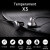 Temperament凯声科技新品X3阴阳师SE平头塞入耳式HIFI发烧音乐手机耳机 银色