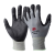 3M 防护手套舒适型防滑耐磨手套劳保手套高透气性抗油污耐磨防滑丁腈掌浸手套灰色 舒适防滑耐磨手套-灰色 XL码