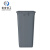 米奇特工 无盖垃圾桶大号厨房长方形工业塑料垃圾箱 灰色（其他垃圾） 60L无盖