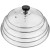 美厨（MAXCOOK）玻璃锅盖可视 304不锈钢汤锅盖包边煎炒锅盖蒸锅盖家用透明 玻璃盖 MCPJ9609 22cm