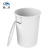 魅祥 塑料水桶垃圾桶大号带盖加厚储水圆桶 圆形大容量垃圾桶发酵桶 160升带盖(白色)