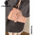 FOUR ONE韩国小众设计腋下包包女时尚通勤单肩包高级感百搭手提包 粉色单包