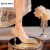 EBRUK MARE森马同品2024新款婚鞋新娘单鞋秀禾婚纱两用香槟色法式订婚高跟鞋 5cm 香槟色x 40