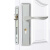 虎顿（HOTUN）可调节室内门锁木门锁室内门卧室门锁可调58尺寸室内门锁旧门换锁 把手+58-45-170锁体+锁芯