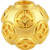 金奇贝黄金珠子转运珠999足金钱币金珠散珠子3d硬金路路通手链串珠男女 6毫米孔1.3毫米0.14-0.18克
