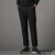 波司登（BOSIDENG）男裤冬季外穿直筒休闲舒适防风保暖御寒裤 黑色8056 170/72A