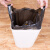 comet 黑背心垃圾袋一次性手提式垃圾袋塑料袋大号垃圾袋 17*28【39个】