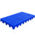 山顶松 防潮垫板 塑料栈板组合式地台板仓库地垫板 蓝加厚高脚100*60*10cm