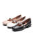 Senda/森达新款商场同款舒适休闲女玛丽珍单鞋3KU01AQ9 米白色 37