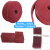 卡质KAZHI 工业百洁布不锈钢拉丝布擦铁板除锈金刚砂卷 红色宽10CM*长5.7M 可裁剪