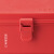 TENMA天马手提式小物收纳箱LL红色塑料画画工具箱收纳盒水彩颜料储物箱