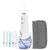 惠齿（h2ofloss）防水惠齿冲牙器便携式冲牙器电动洁牙器水牙线下单送精美收纳包 黑色仪器+5支喷头+包