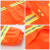 海斯迪克 环卫雨衣橘红色分体雨衣雨裤套装 安全警示道路施工反光雨衣 双杠橘色 XL 