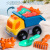 麦乐宝  MAILIPOX儿童沙滩玩具套装大号宝宝海边戏水玩沙工具铲沙挖沙铲子和桶推车 6件套【小沙滩桶套装】