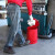 防火垃圾桶危废化学品钢制阻燃危险品废弃物实验室废品废液收集桶 10加仑/37.8升  红色