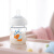 飞利浦新安怡 奶瓶 玻璃奶瓶 新生儿婴儿仿母乳硅橡胶奶嘴宽口径自带0月+奶嘴4oz 120ml进口 橙色小象彩绘